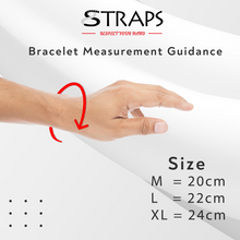 Load image into Gallery viewer, Leather Bracelet Unisex Features a Dragon, Embedded with Magnetic Hematite Stone