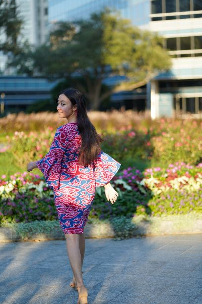 Radiant Indonesian Batik Flair Dress – Jo-Glo